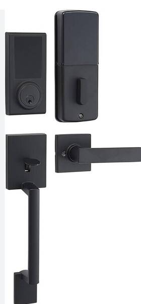 Zgp4910 Amazon Basics Grade 3 Electronic Touchscreen Deadbolt Door Lock With Hand