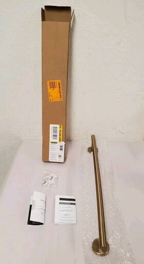 Bh26543cz Amerock Arrondi 18 Inch 457 Mm L Towel Bar In Champagne Bronze