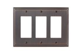 Bp36520orb Amerock Wall Plate Oil Rubbed Bronze 3 Rocker Switch Cover Mulh