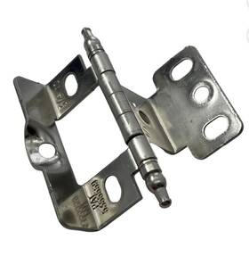 Cm3175tm14-xcp Amerock Nickel Finish Full Inset Cabinet Hinge For Door Hardware 3/4 Inch - Pack Of 38