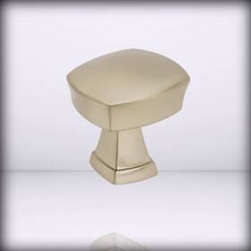 10bx11287bbz Amerock Corp Stature 1-1/4 In For 32 Mm Length Golden Champagne Cabinet Knob - 10 P