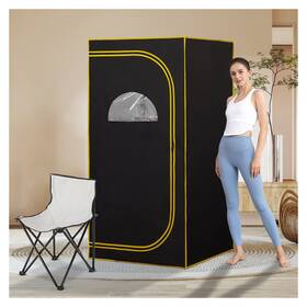 Amocane 765157641062 Portable Infrared Sauna Full Size Personal Home Spa For Black