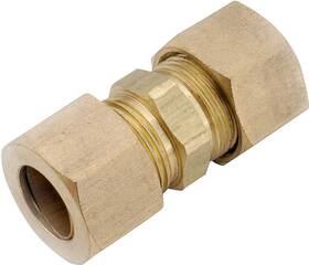 750062-06 Anderson Metal 719852938064 Metals Pipe Union 3/8 In Compression Brass 200 Psi Pressu