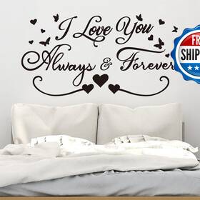 B0fdjqhr55 Anfigure Couples Quotes Wall Decals For Bedroom Inspirational Love Vinyl Art
