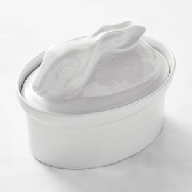 603845 Apilco Porcelain Hare Casserole Dish