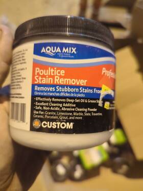 010861 Aqua Mix Poultice Stain Remover - 3/4 Lb. #