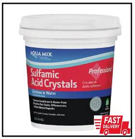 5468998 Aqua Mix Sulfamic Acid Crystals Professional 1 Pound Dissolves In Water