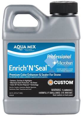 6265 Aqua Mix Enrich Ftnft Seal Natural Stone Enhancer And Sealer 1 Pt