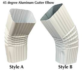 Abpdse45 Aquabarrel Nearly 45 Degree Downspout Gutter Elbow