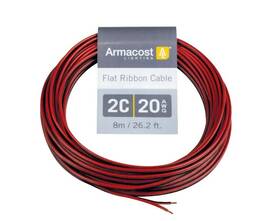 570202 Armacost Lighting 24 Ft. 8 M 20 Awag/2c Red/black Flat Ribbon Cable