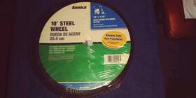490-323-0001 Arnold 10 Inch X 1.75 Universal Steel Wheel With Shielded Ball Bearing.490-323-0001