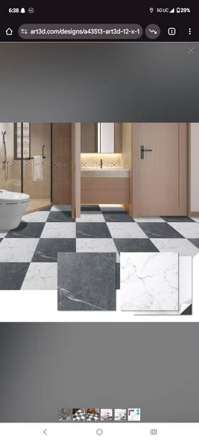 A43513cl Art 3d Peel And Stick Vinyl Floor 30 Pack 12