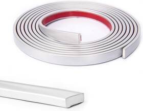 A17983sr Art3d 10 Ft Peel And Stick Flexible Vinyl 0.4 Inch X 120 Silver