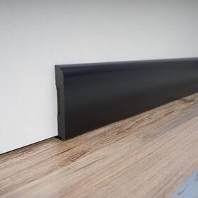 A20201bk Art3d Wall Baseboard Molding Trim 8-pack Of 8 Pack - 56 X 2.6 Inch Black-2