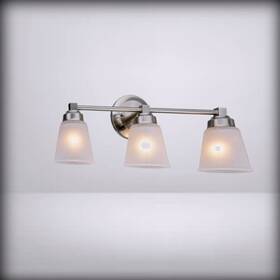 62070-1a Aspen Creative - Three-light Metal Bathroom Vanity Wall L Satin Nickel