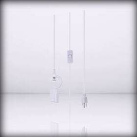 72681-21 Aspen Creative Corporation - Grey 1 Plug-in Swag Pendant Light Conversi Gray