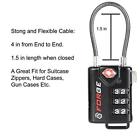 B01naoebz0 Forge Tsa Approved Cable Luggage Locks Combination With 696277565924