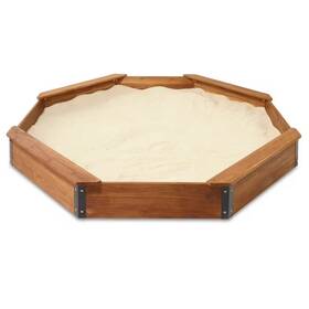 Badger Basket Hcst12193 Octagon Xl Wooden Sandbox With Liner And Cover