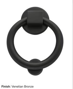 0195-112 Baldwin 0195 112 Ring Door Knocker Hardware Corp. Venetian Bronze