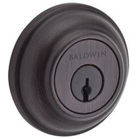 Sc.trd.112.6l.ds Baldwin Reserve 884011459770 Traditional Round 1-cyl Deadbolt - Venetian Bronze