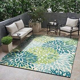 Bargain Bomber Tools 617308991888 Decomall Outdoor Patio Deck Porch Balcony Backyard Green Blue Flower New Lot 22