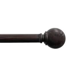 84-120 Bargain Bomber Tools 810027870803 New Mainstays 1 Ball Single Curtain Rod Oil Rubbed Bronze Inchs Lot 4063