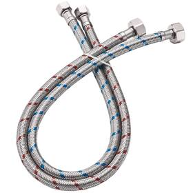 B-6d60 Bathlavish 24-inch Length Bathroom Kitchen Faucet Connector Braided Stainless Steel - 3