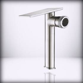2022-a35-t-ls Becola Modern - Bathroom Sink Faucet Tall For Brushed Nicke