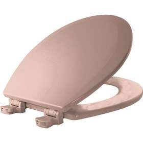 500ec-063 Bemis 500ec063 Round Closed Front Toilet Seat With Cover In Venetian Pink