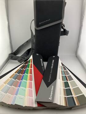 M24440565tl Benjamin Moore Carrying Case With 2 Paint Color Preview Collection Fan Decks