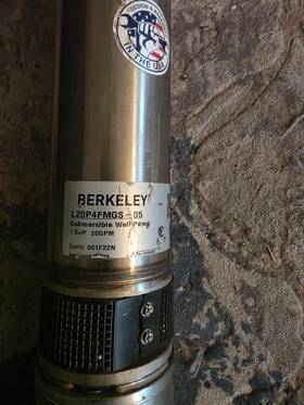 L20p4fmgs-05 Berkeley Berkley Submersible Well Pump L20p4fmgs-05 Berkeley Berkley Submersible Well Pump