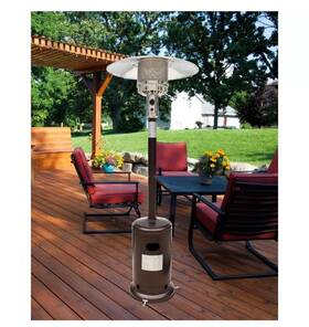 Berkley Jensen 888670107805 Outdoor Propane Heater Bronze