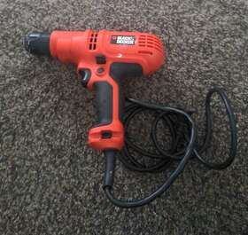 Dr260 Black &amp Decker 682812120253 Fair And 5.2 3/8 Inch Corded Drill - Orange