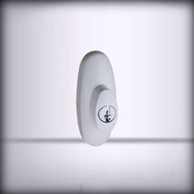 2573078 Blackbear Andersen For Tribeca - Style Exterior Keyed Lock With Keys Right Hand In White