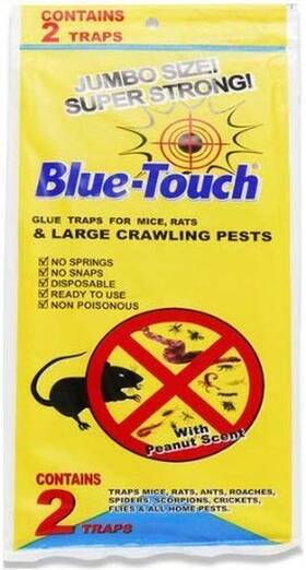 Blue Touch 709311947003 Large Glue Board Professional Sticky Traps Totally 8