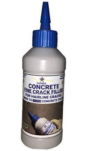 Hl90gr-1 Bluestar Flexible Concrete Hairline Crack Filler Gray Diy- No Special Tools