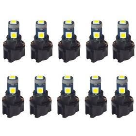 Ca-oft50005-w-10 Blyilyb 10-pack T5 37 74 Led Bulb With Twist Lock Socket Pc74 Pc37 Dashboard