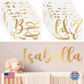 B0g2ckggys Boao Personalized Name Wall Decal Large Letter Stickers Alphabet Custom