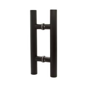 Lbb-12018-smb Bohle-portals Back-to-back Ladder Pull 1 1/4 Inch - 12 C/c And 18 Overall Matte Black