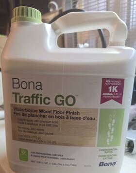 Wt400618001 Bona Traffic Go Commercial Satin - 1 Gallons Sealed New