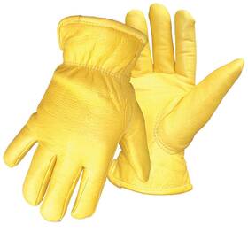 7185j Boss Mfg 662909950031 Gloves Mens Xl Elastic Cuff Yellow Pr Quantity 1