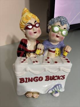70606 Boston Warehouse Bingo Bucks Ladies Trading Corp Night Great Gift