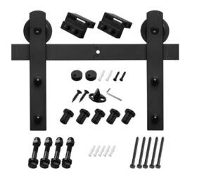 X0029fomnb-ltc Boyel Living 6.6ft/79 Inch Sliding Barn Door Track With I-shape Hanger For Single