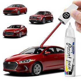 Fg097  Bozan Scarlet Red/fiery Red Pr2 Touch Up Paint Compatible With Hyundai Diy Car