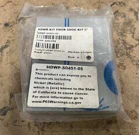 Hdwp-s0451-05 Bradley Toilet Partition Shoe And Mounting Kit