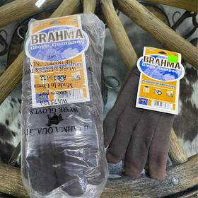 Wa7533a Brahma 12 Brown Jersey Gloves