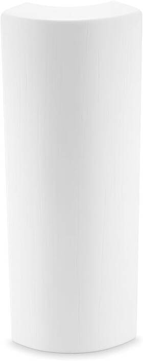 551116 Brand Fizdro 5.5 Inch X 11/16 Rounded Outside Bullnose Corner Baseboard Molding And White