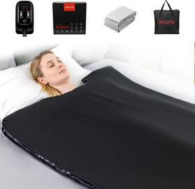 Ful-8204 Brand Rrgfb Low Emf Portable Infrared Sauna Blanket Crystal Therapy Home Relaxation