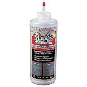 Branded 445006924951 Magic Crack Filler 2lb Concrete Grey For Filling In Cracks On Driveway