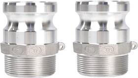 Branded 445033971928 Aluminum Camlock Fitting Part F Male Adapter X Npt Thread 250 Psi Coupling